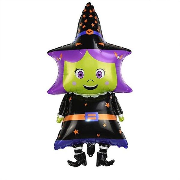  Bộ bong bóng trang trí Halloween phù thủy - ma - cú 