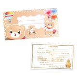  10 thiệp mời sinh nhật happy bear 