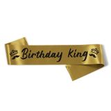  Băng đeo chéo sinh nhật in chữ Birthday King 