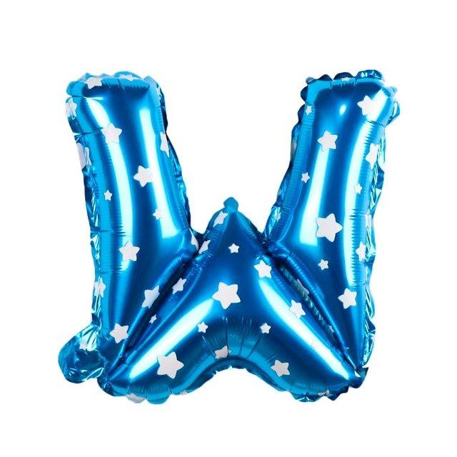  Bong bóng chữ cái 35 cm màu xanh (A-Z foil balloons 16'' Blue) 