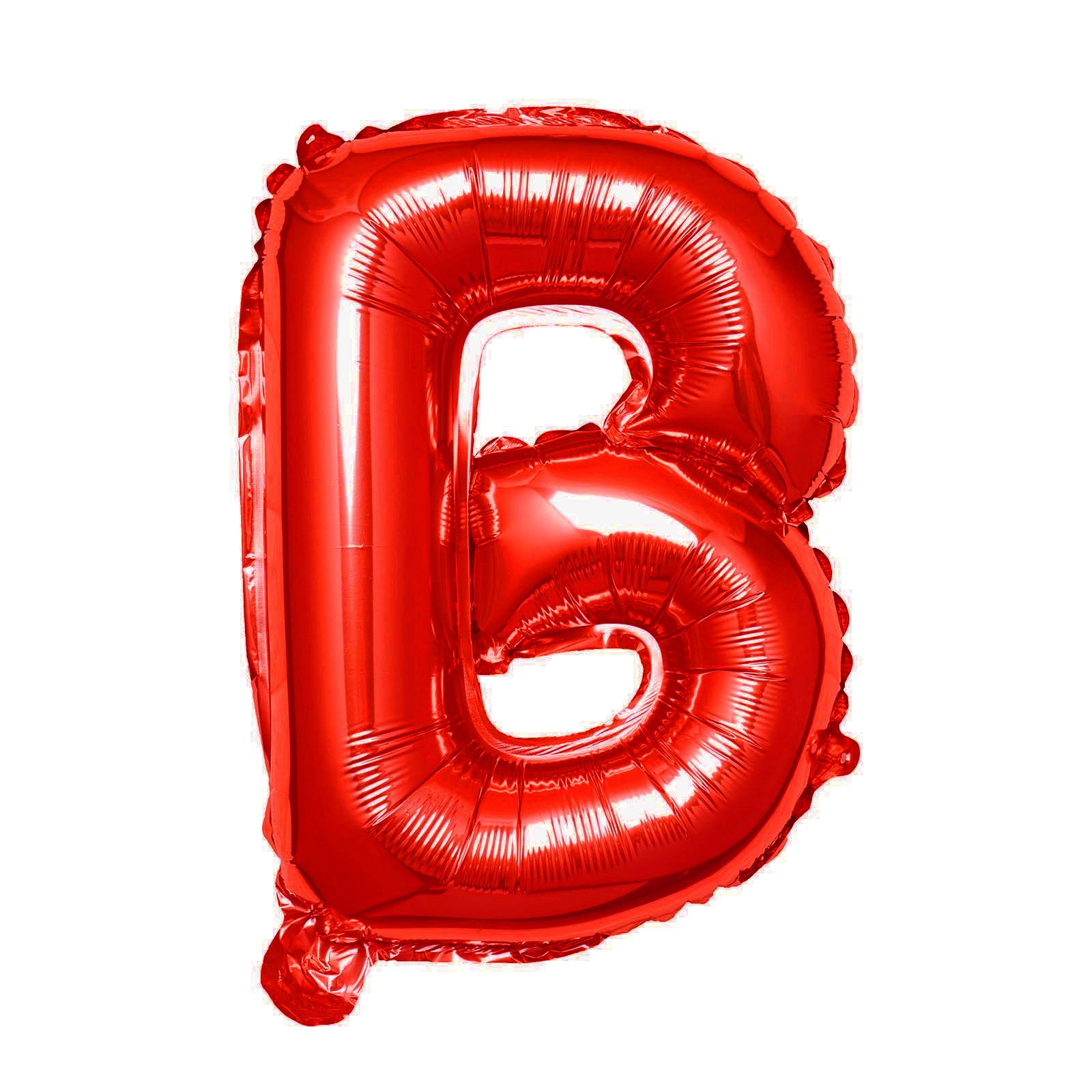  Bong bóng chữ cái 35cm màu đỏ (A-Z foil balloons 16'' Red) 