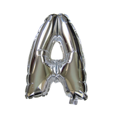  Bong bóng chữ cái 35cm màu bạc (A-Z foil balloons 16'' Silver) 