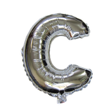  Bong bóng chữ cái 35cm màu bạc (A-Z foil balloons 16'' Silver) 