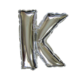  Bong bóng chữ cái 35cm màu bạc (A-Z foil balloons 16'' Silver) 
