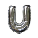  Bong bóng chữ cái 35cm màu bạc (A-Z foil balloons 16'' Silver) 