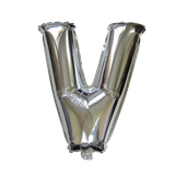  Bong bóng chữ cái 35cm màu bạc (A-Z foil balloons 16'' Silver) 