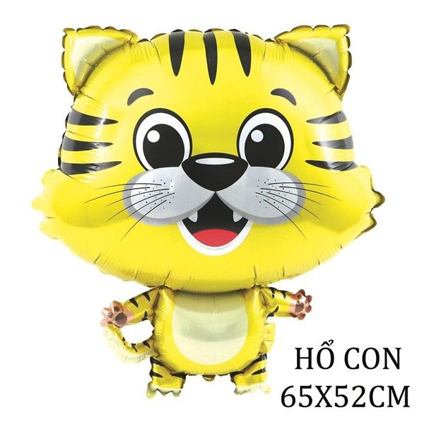 BONG BÓNG HÌNH CỌP MÀU VÀNG