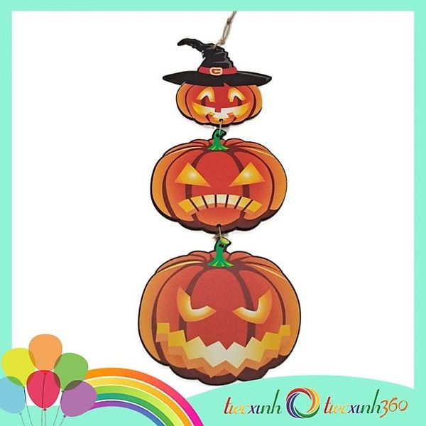biển gỗ treo trang trí halloween - M1