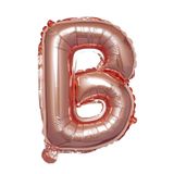  Bong bóng chữ cái 35cm màu vàng hồng (A-Z foil balloons - 16'' Rose Gold) 