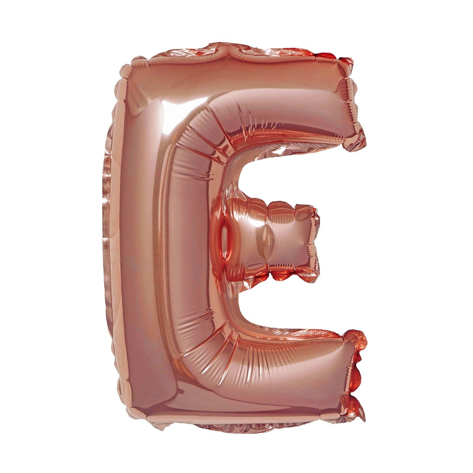  Bong bóng chữ cái 35cm màu vàng hồng (A-Z foil balloons - 16'' Rose Gold) 