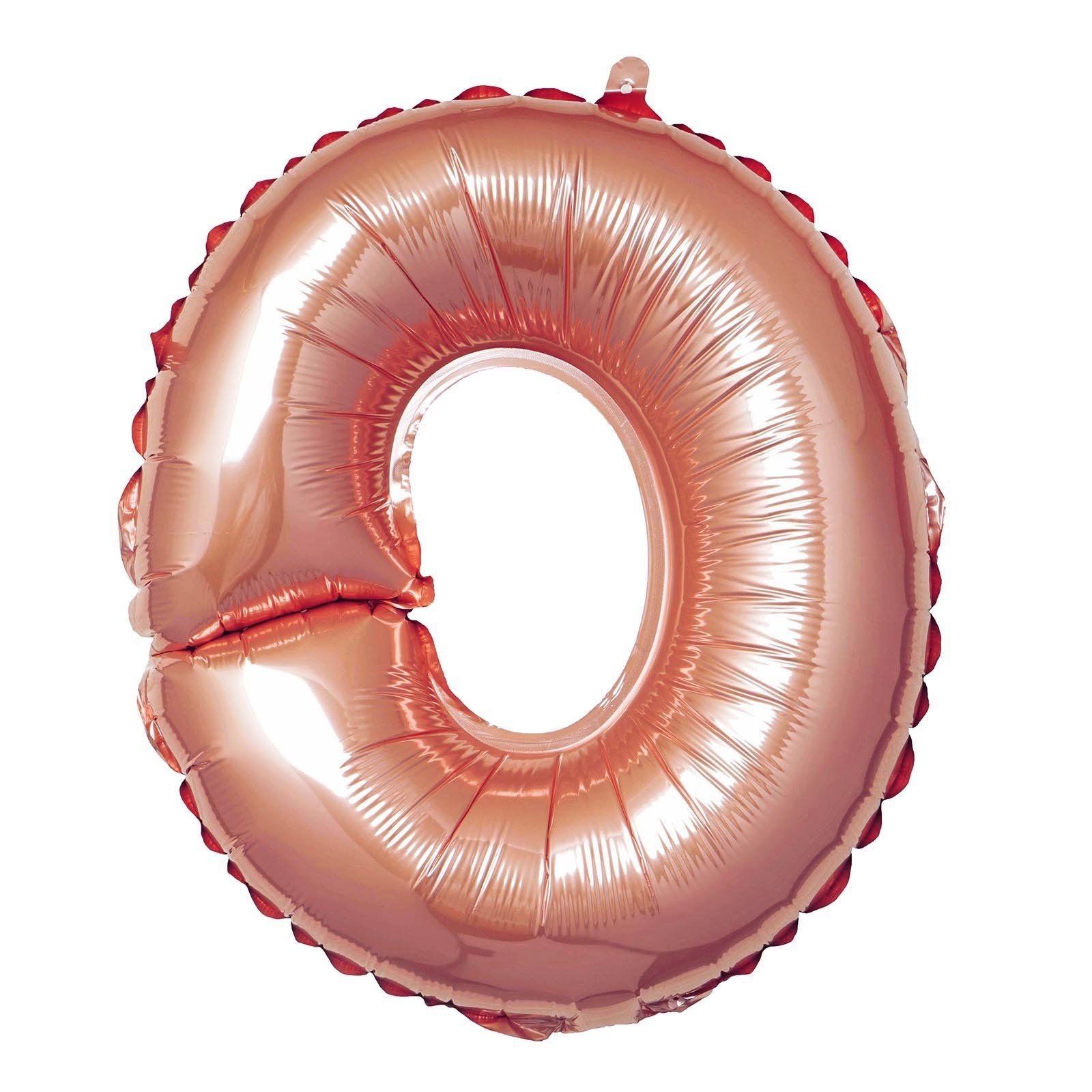  Bong bóng chữ cái 35cm màu vàng hồng (A-Z foil balloons - 16'' Rose Gold) 