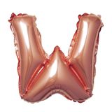  Bong bóng chữ cái 35cm màu vàng hồng (A-Z foil balloons - 16'' Rose Gold) 