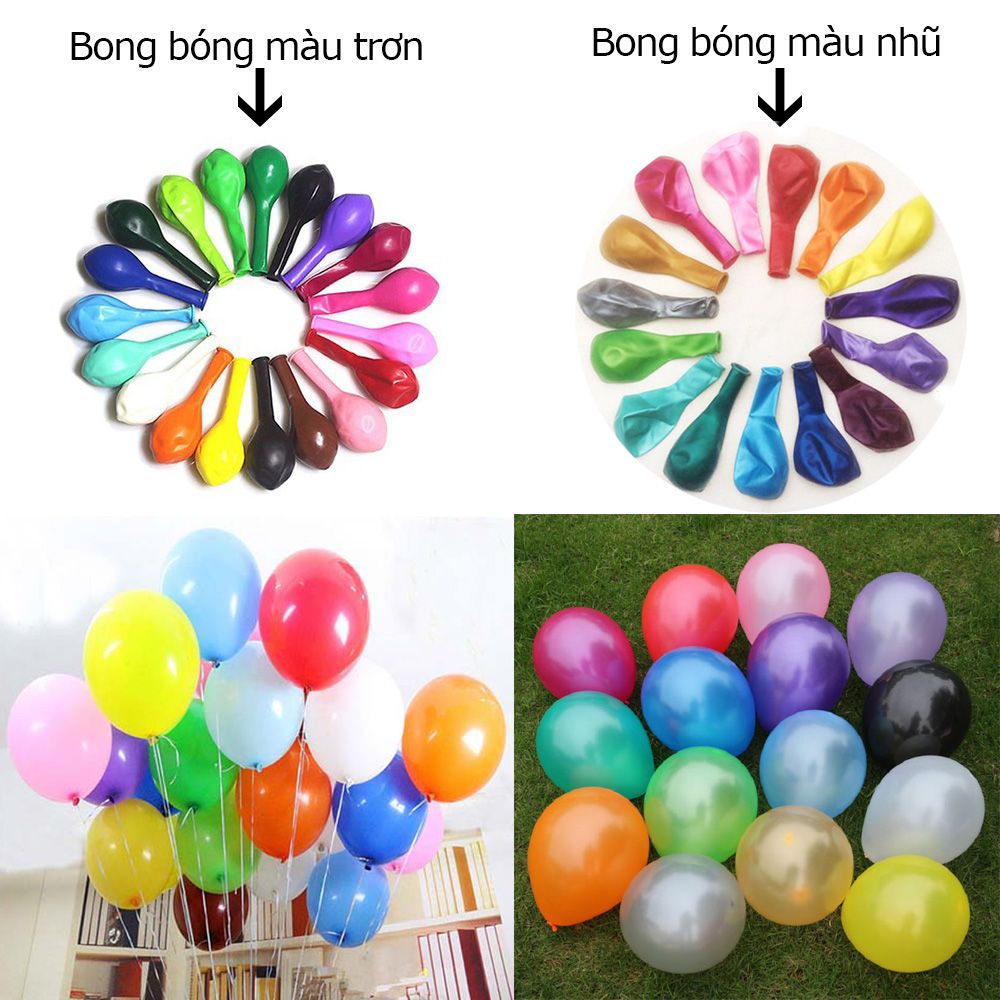  20 bong bóng nhũ (chọn màu) 