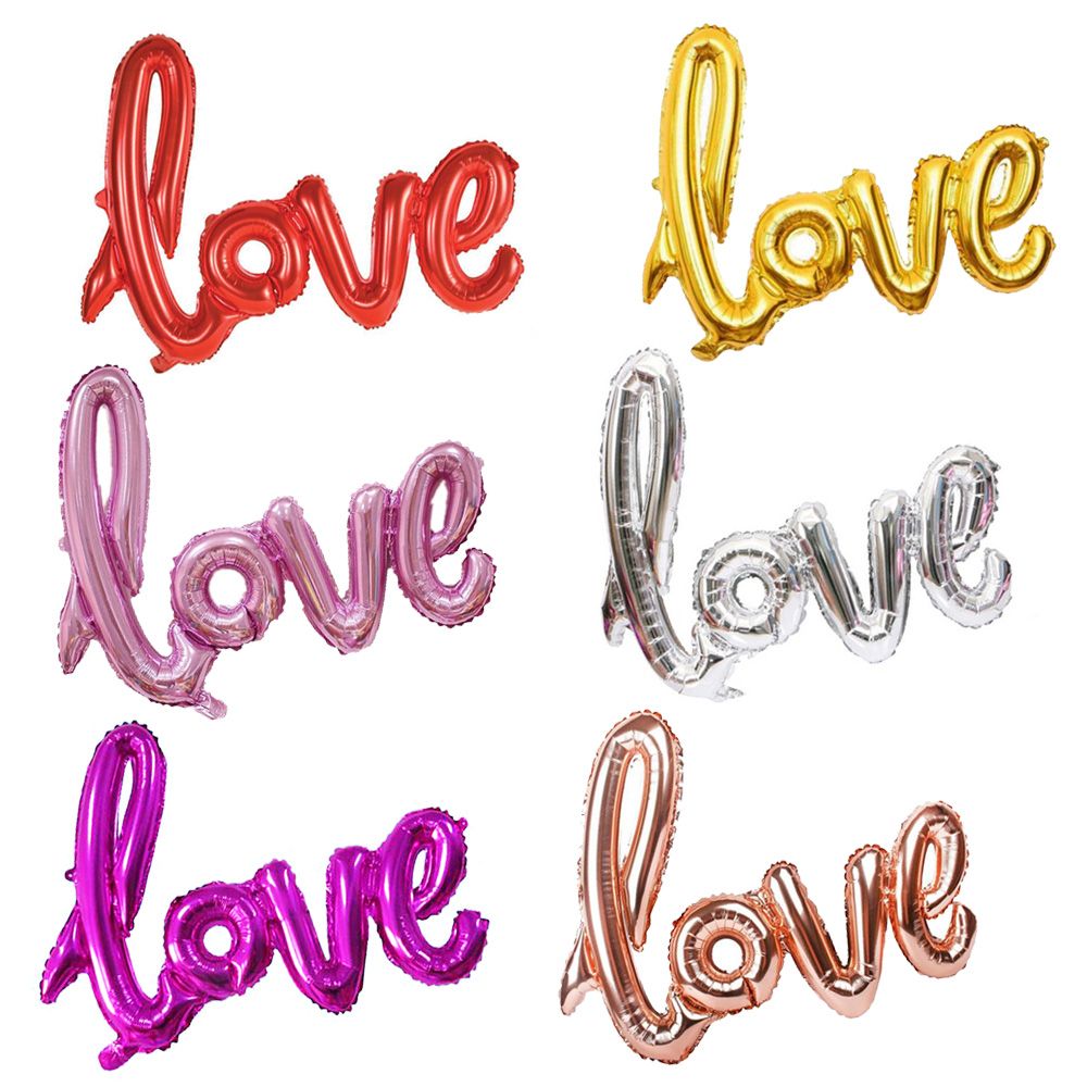 Bong bóng chữ Love