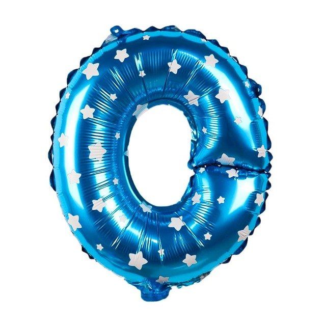  Bong bóng chữ cái 35 cm màu xanh (A-Z foil balloons 16'' Blue) 