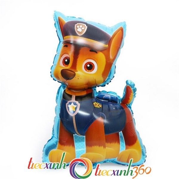 Bong bóng hoạt hình chó Paw Patrol (Chó Chase)