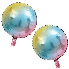Combo 2 bong bóng màu cầu vồng pastel trang trí tiệc - Tròn