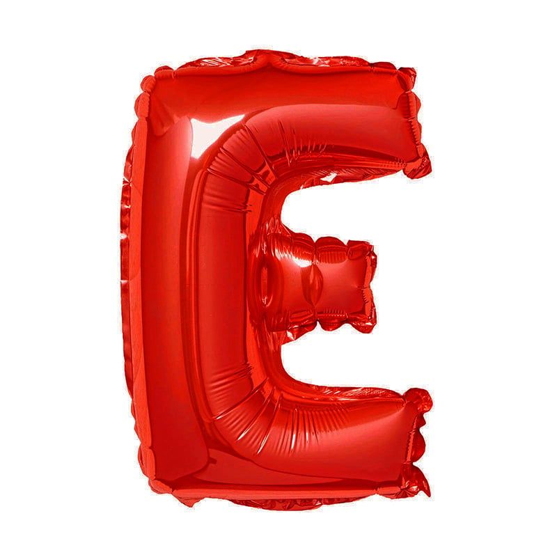  Bong bóng chữ cái 35cm màu đỏ (A-Z foil balloons 16'' Red) 