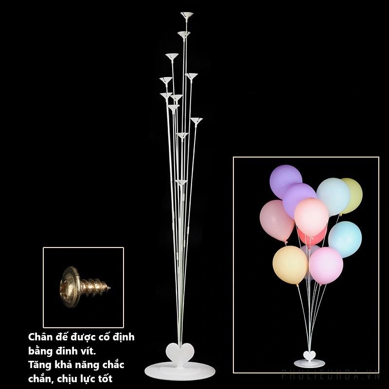 Bộ trụ gắn bong bóng 11 nhánh