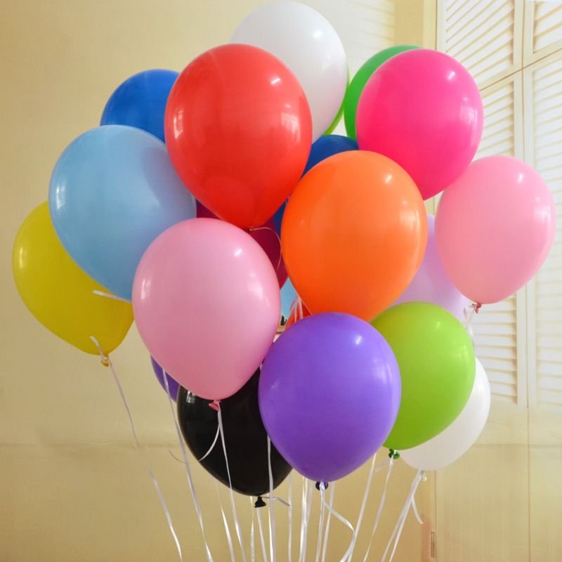 20 bong bóng trang trí nhiều màu