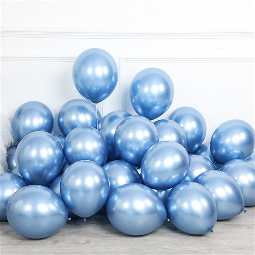 Bong bóng trang trí màu chrome siêu bóng 10'' (chọn màu)