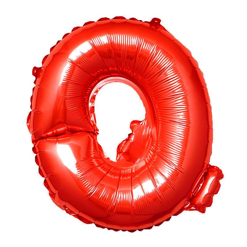  Bong bóng chữ cái 35cm màu đỏ (A-Z foil balloons 16'' Red) 