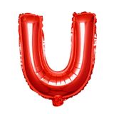  Bong bóng chữ cái 35cm màu đỏ (A-Z foil balloons 16'' Red) 