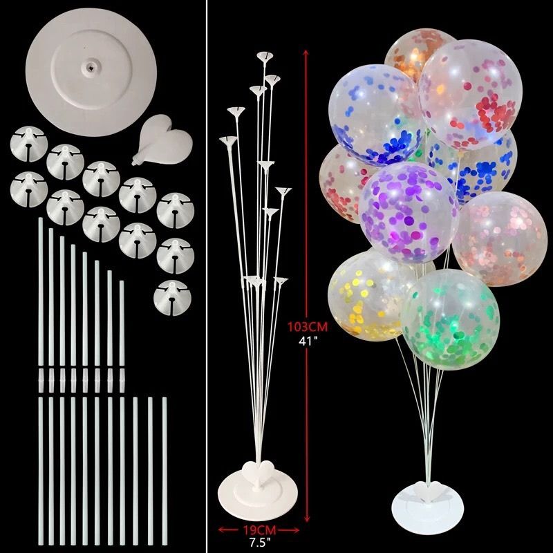 Bộ trụ gắn bong bóng 11 nhánh