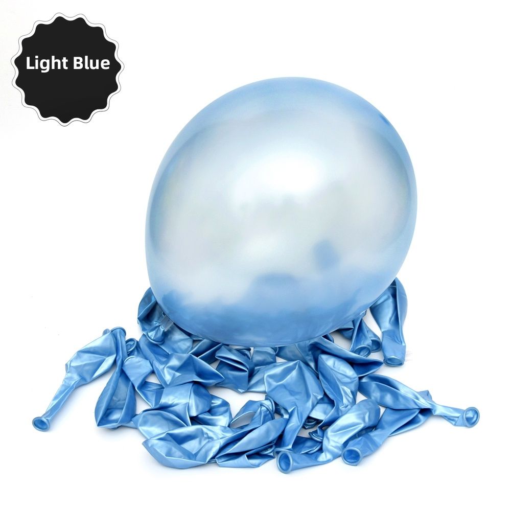 Túi 50 bong bóng nhũ trang trí tiệc size 10''