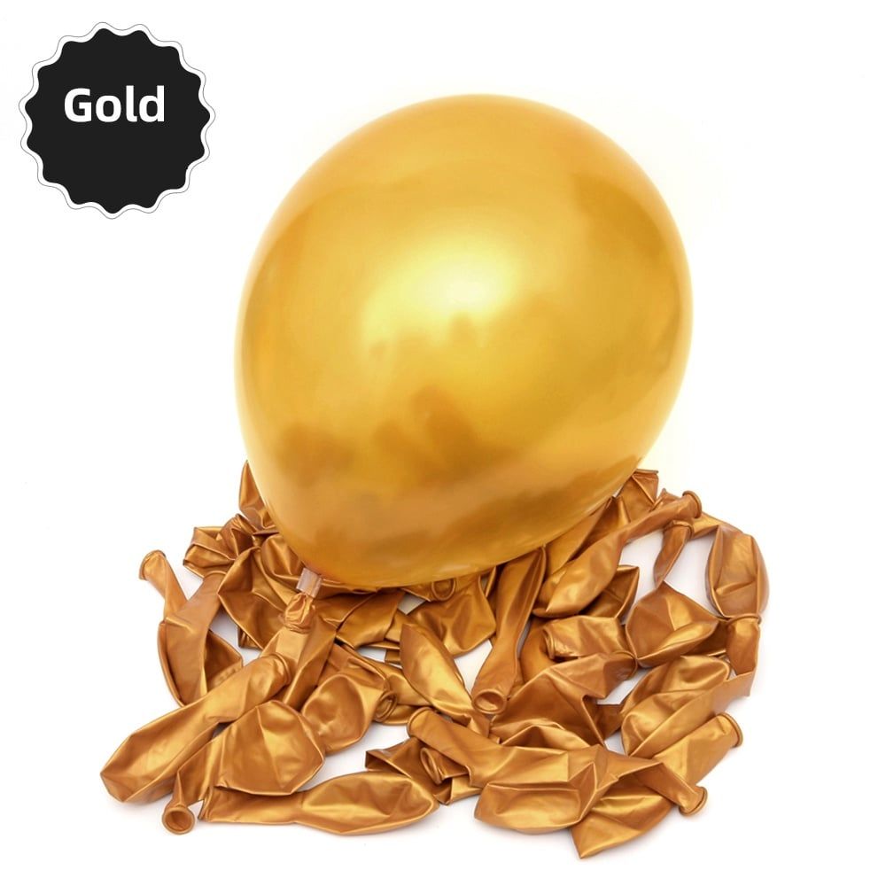 Túi 50 bong bóng nhũ trang trí tiệc size 10''