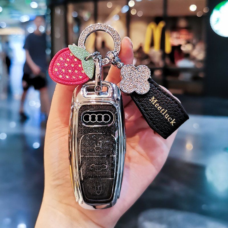 Thích hợp cho vỏ chìa khóa Audi Q3 ,A3 ,xe Q2L, khóa A4 ,vỏ A3L, túi A4L, vỏ A1 mẫu cũ A6L, gấp A7