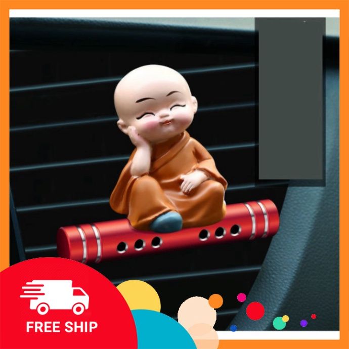 (Hot sale) Sáp thơm cài cửa gió ô tô hình tượng tứ không, -Sukem0509