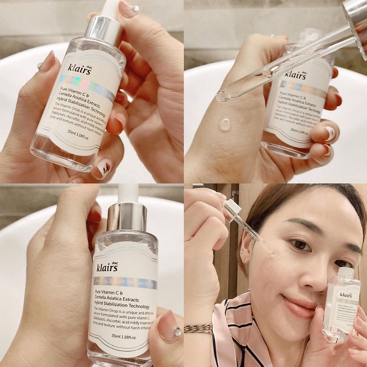 Tinh chất dưỡng sáng da, mờ thâm nám Klairs Freshly Juiced Vitamin Drop 35ml