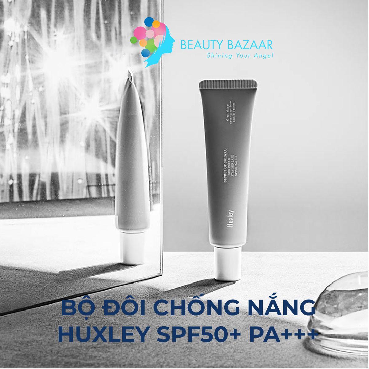 Combo Kem Chống Nắng Dưỡng Ẩm & Nâng Tông Stay Sun Safe SPF50+ PA+++ - HLCB1