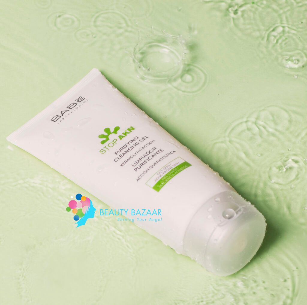 Sữa Rửa mặt Dạng Gel Cho Da Dầu Mụn Laboratorios Babe Stop Akn Purifying Cleansing Gel 200ml