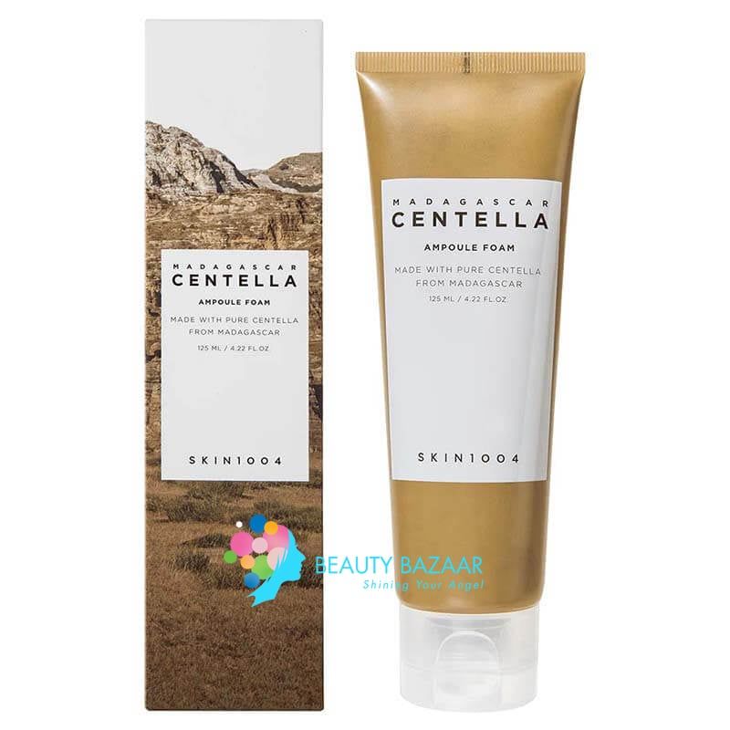 Sữa Rửa Mặt Rau Má Tạo Bọt Dịu Nhẹ Skin1004 Madagascar Centella Ampoule Foam 125ml