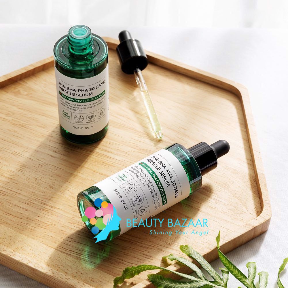 Tinh chất trị mụn, làm dịu da Some By Mi AHA BHA PHA 30 Days Miracle Serum 50ml