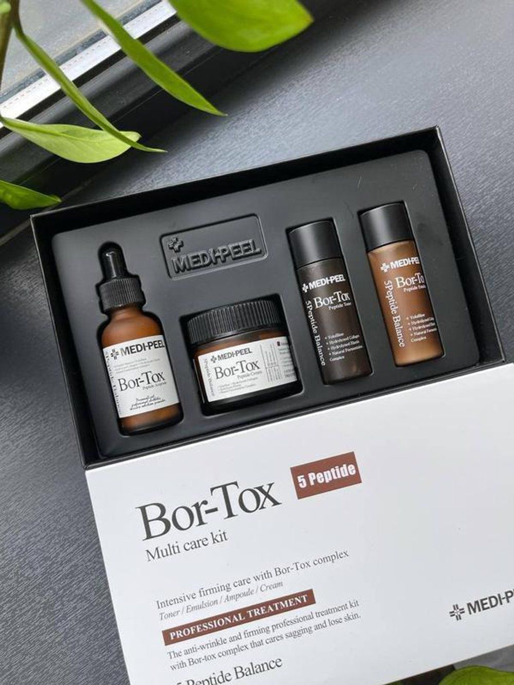 Bộ Sản Phẩm Cải Thiện Nếp Nhăn GIúp Da Căng Mượt Medi Peel Bor-Tox 5 Peptide Multi Care Kit