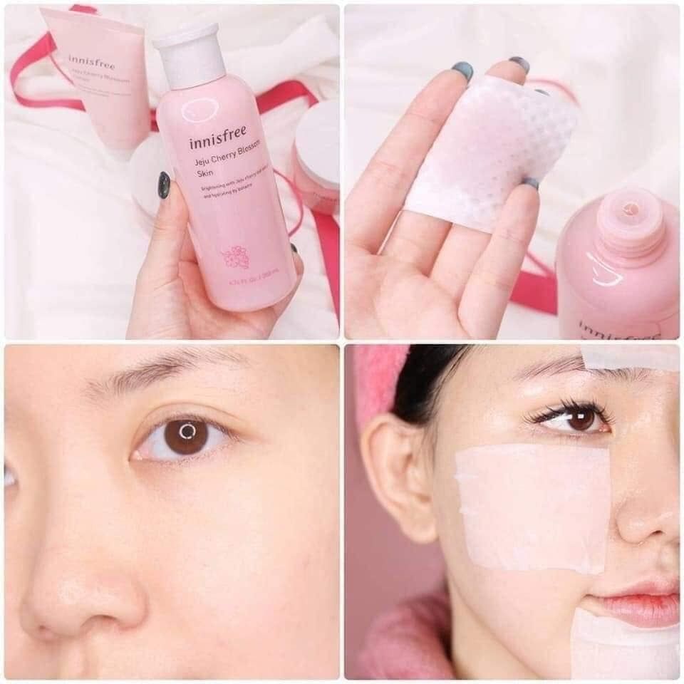 Set dưỡng trắng da Innisfree Jeju Cherry Blossom Special kit (4 items)
