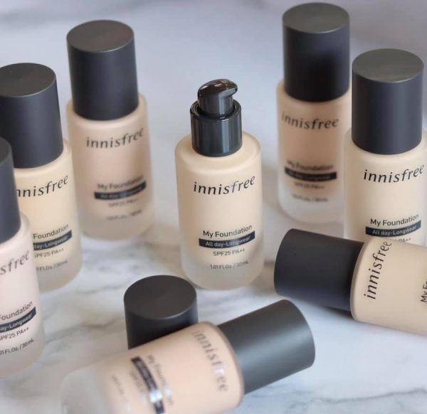Kem nền kiềm dầu Innisfree My Foundation All day Longwear SPF 25 PA++ 30ml