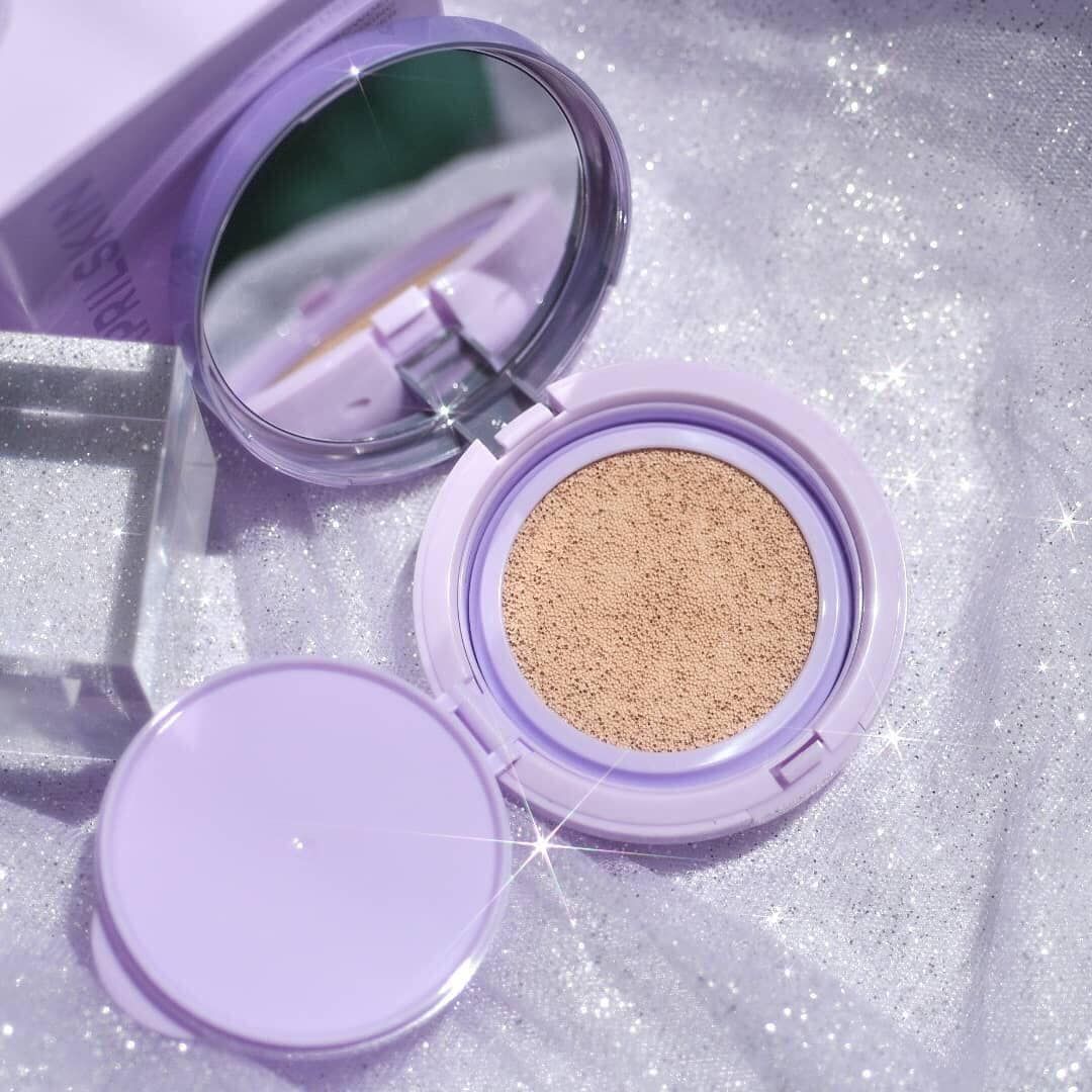 Phấn nước Che Phủ Tốt, Không Dính Lớp Khẩu Trang April Skin Ultra Slim Cushion 15g