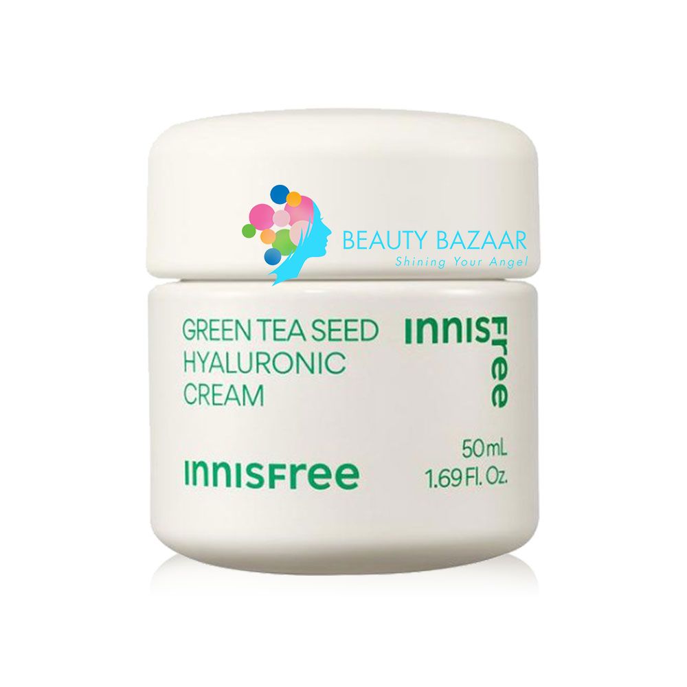(Mẫu mới) Kem Dưỡng Trà Xanh Phục Hồi Da Innisfree Green Tea Seed Hyaluronic Cream 50ml