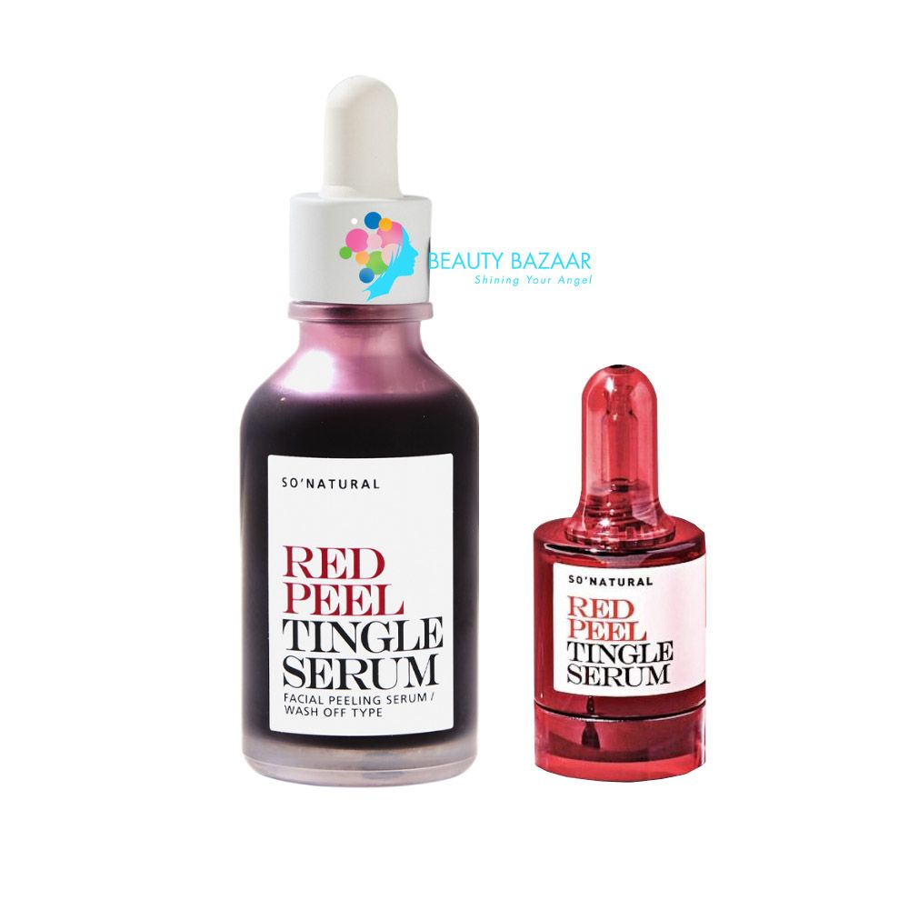 Tinh Chất Tẩy Da Chết Hóa Học So’Natural Red Peel Tingle Serum 35ML