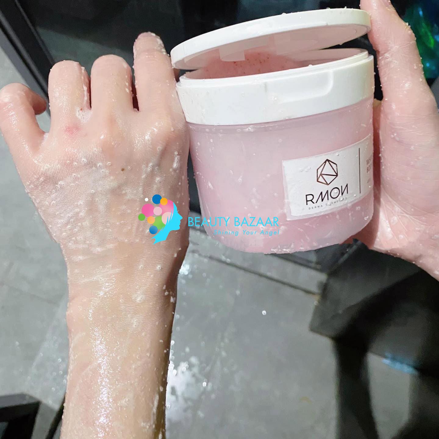 Tẩy Tế Bào Chết Toàn Thân Rmon White Label Dia Body Scrub 400g