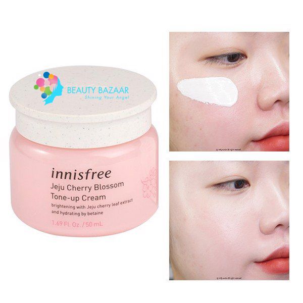 Kem dưỡng trắng da, nâng tone tức thì Innisfree Jeju Cherry Blossom Tone Up Cream 50ml