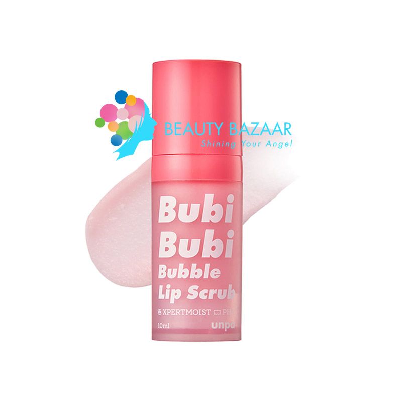 (Mẫu 2021) Tẩy tế bào chết sủi bọt dành cho môi Unpa Bubi Bubi Bubble Lip Scrub 10ml
