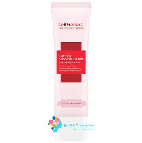 Kem Chống Nắng Nâng Tone Cell Fusion C Toning Sunscreen 100 SPF50+ PA+++ 50ml