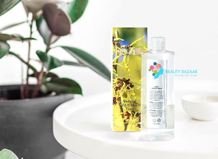 Nước hoa hồng chiết xuất cây phỉ Derladie Natural Witch Hazel Toner 500ml