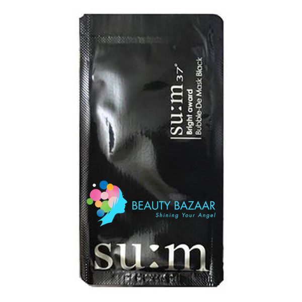 Sample Mặt Nạ Sủi Bọt Thải Độc Su:m37 Bright Award Bubble-De Mask Pack (Trắng/ Đen)