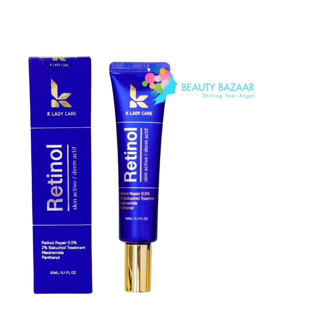 Kem Dưỡng K Lady Care 0.05% Retinol Premium Retinol Elastin Cream 30ml